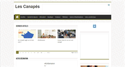 Desktop Screenshot of les-canapes.com