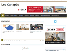 Tablet Screenshot of les-canapes.com